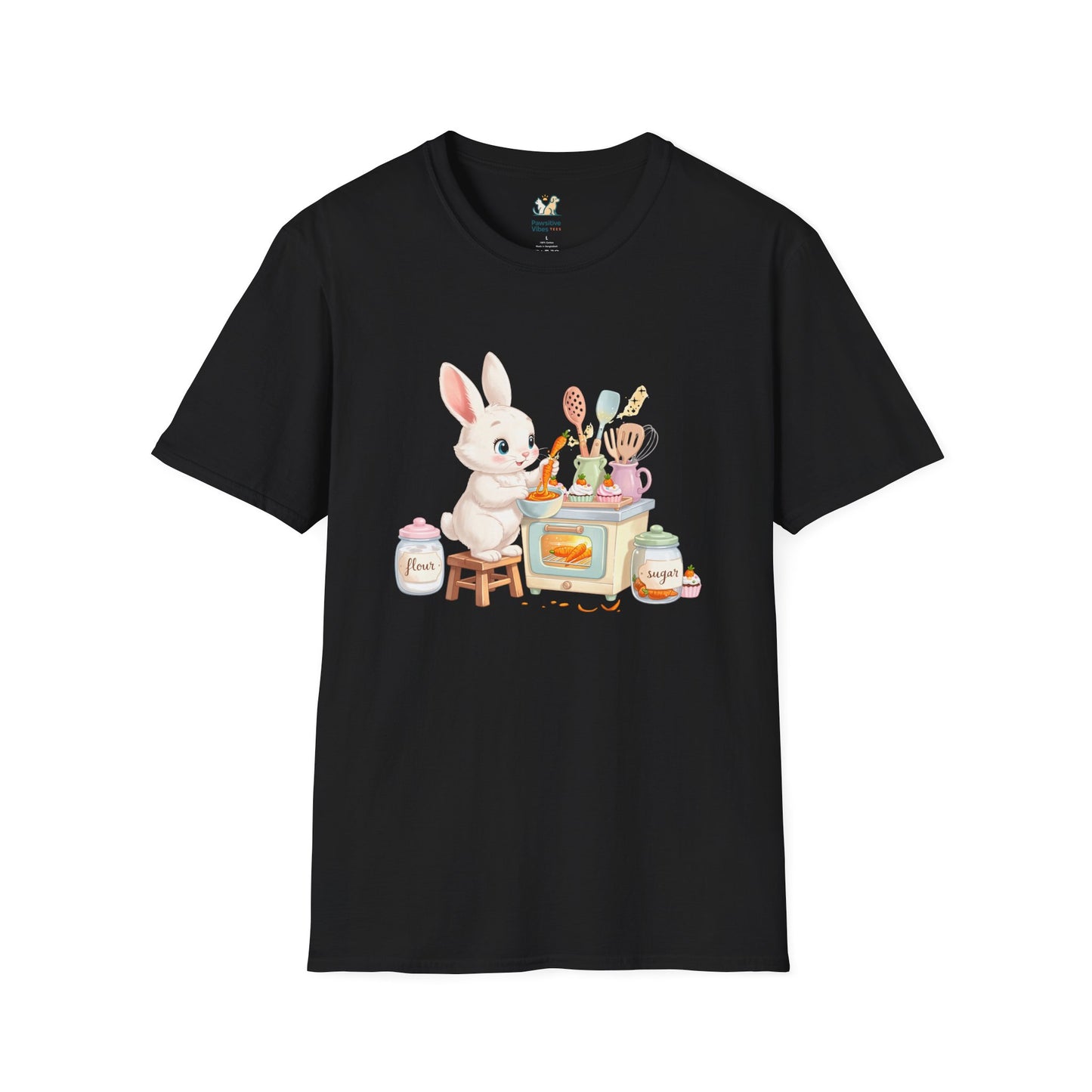 Rabbit Baking Cupcakes T-Shirt