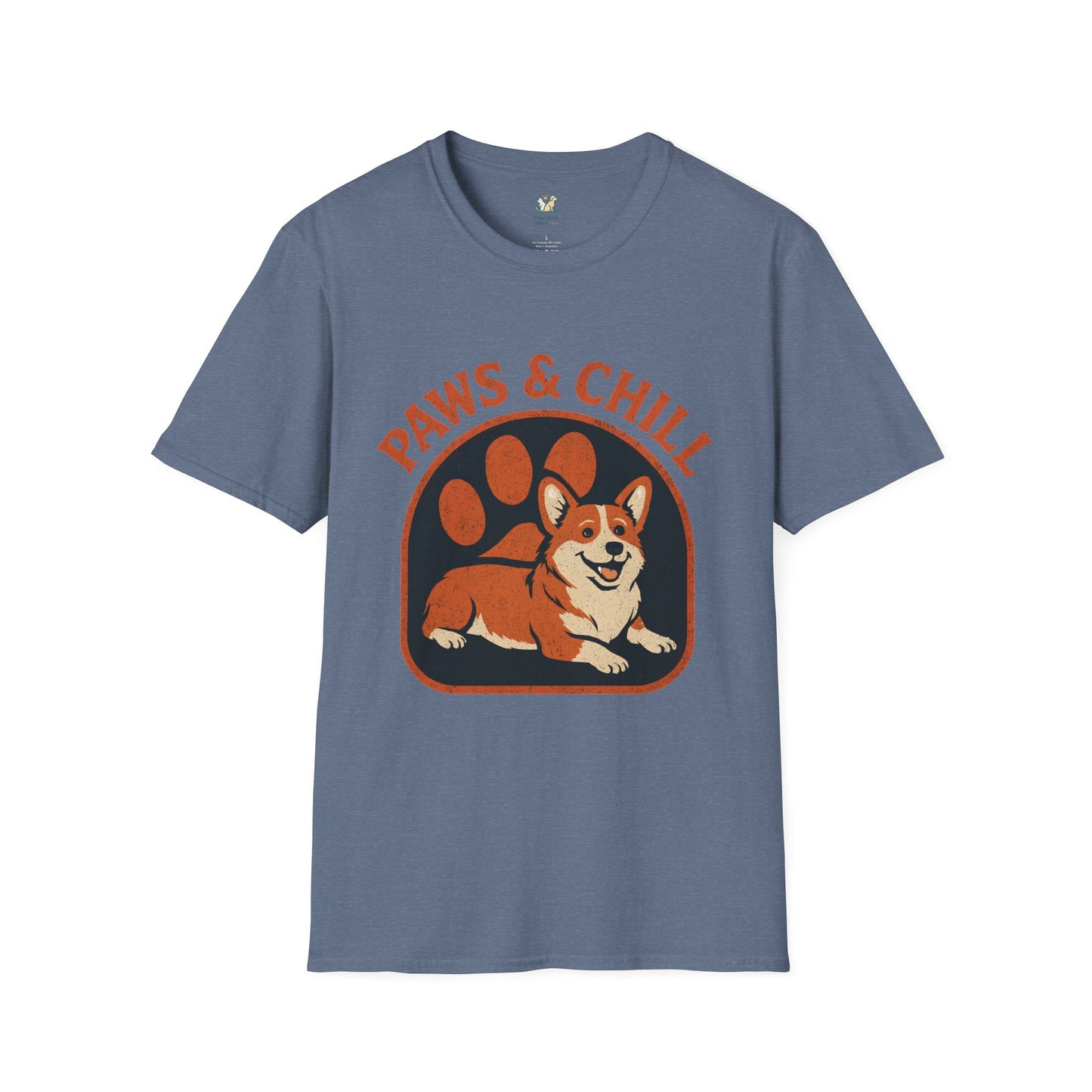 Corgi Paw Print T-Shirt