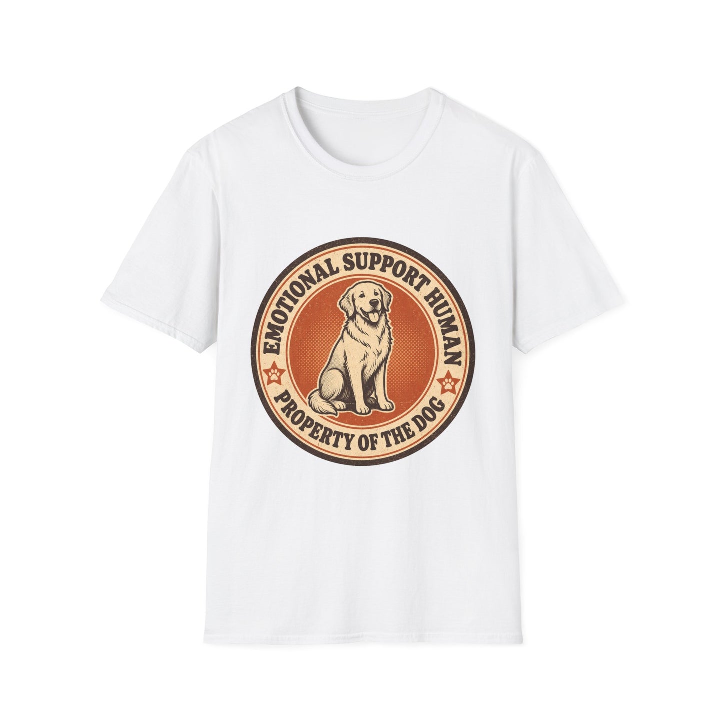 Emotional Support Human Property Of The Dog T-Shirt
