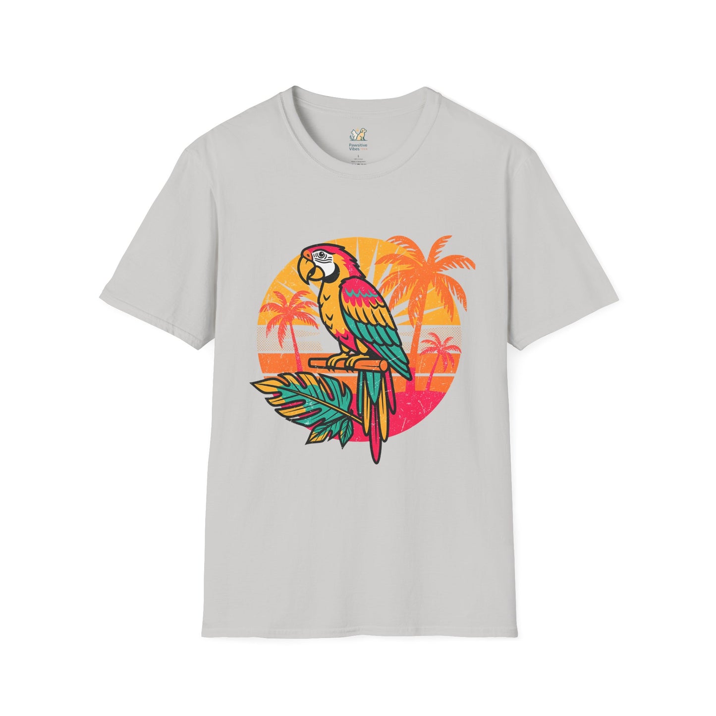 Retro Tropical Parrot T-Shirt