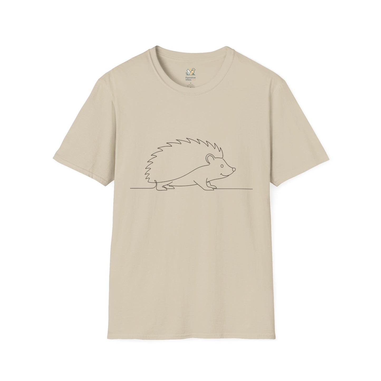 Hedgehog Line Art T-Shirt