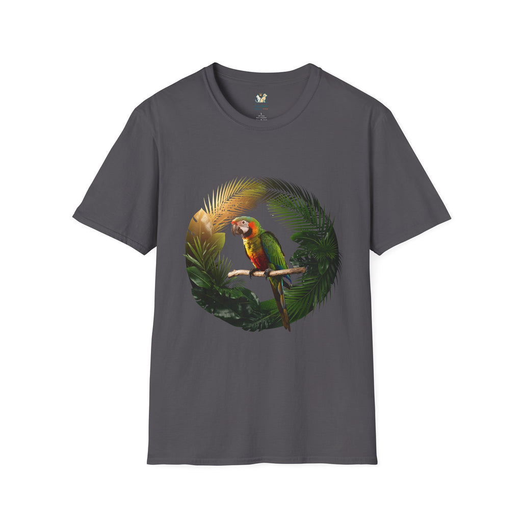 Parrot Surrounded By Foliage T-Shirt