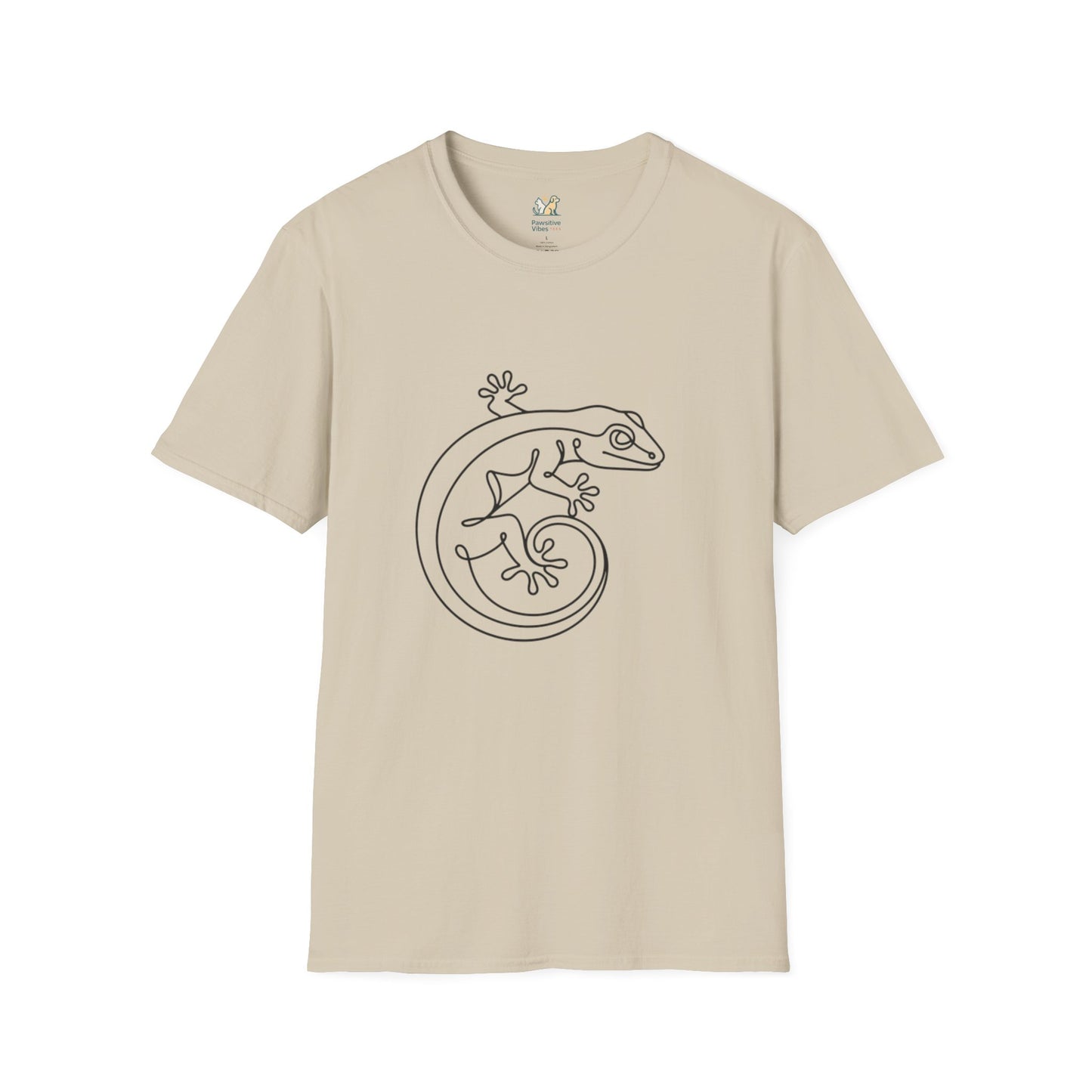 One-line Gecko T-Shirt