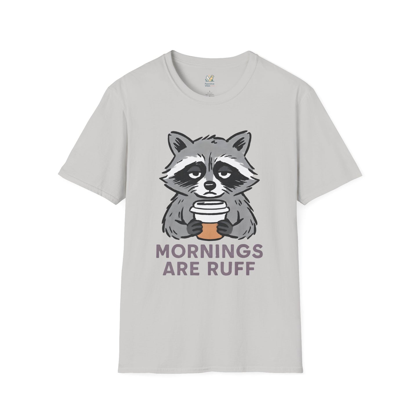 Raccoon Morning Coffee T-Shirt