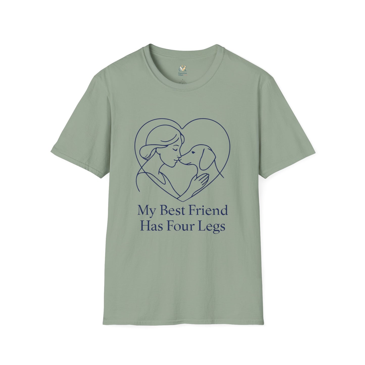 Dog and Woman Heart T-Shirt