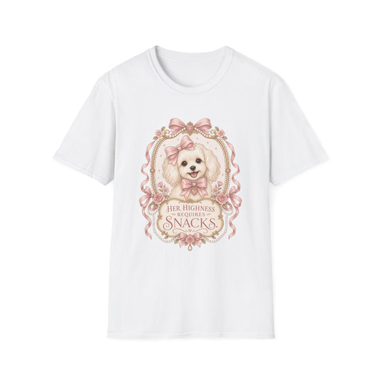 Her Highness Requires Snacks T-Shirt