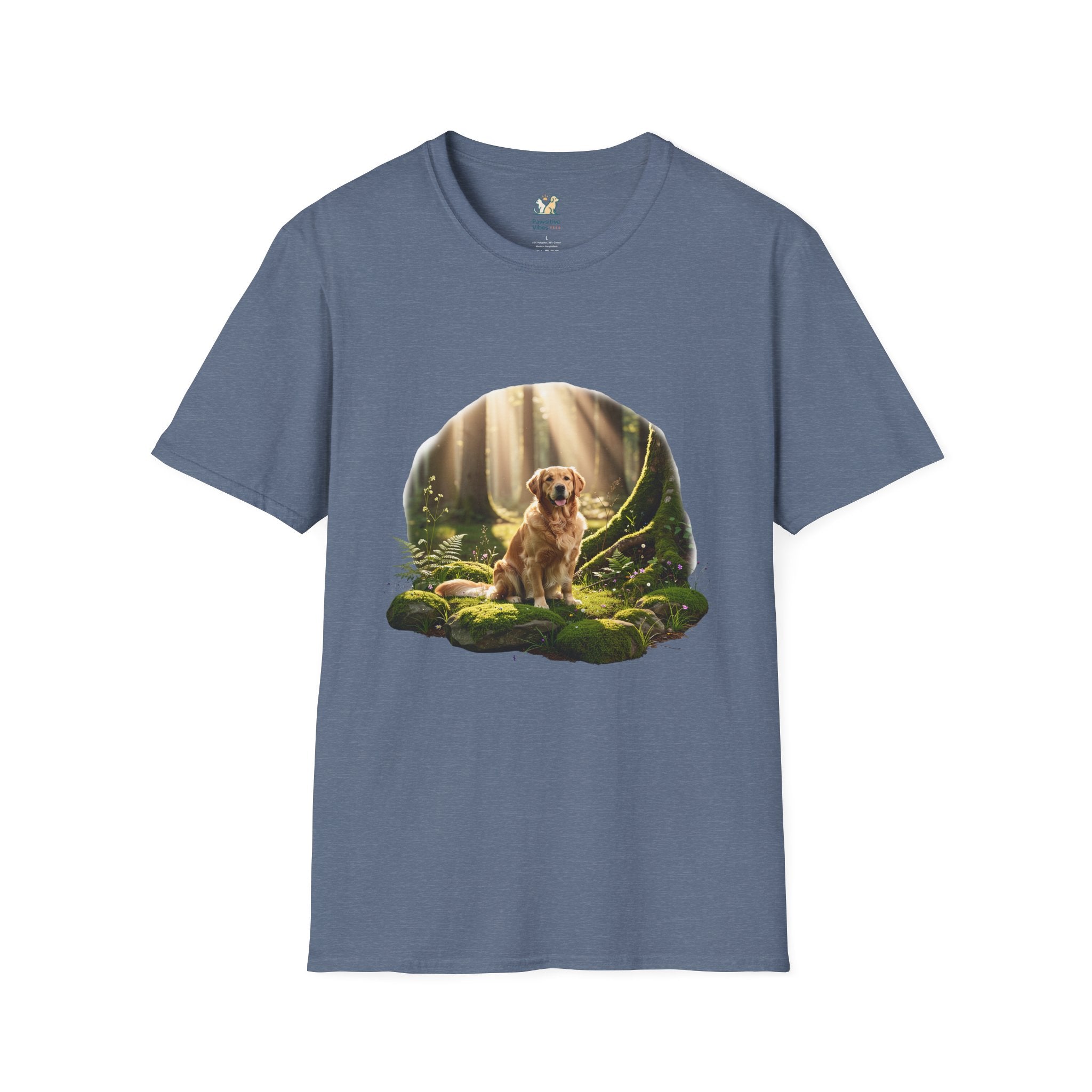 Golden Retriever In A ForestT-Shirt
