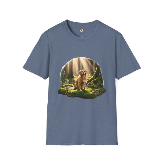 Golden Retriever In A ForestT-Shirt