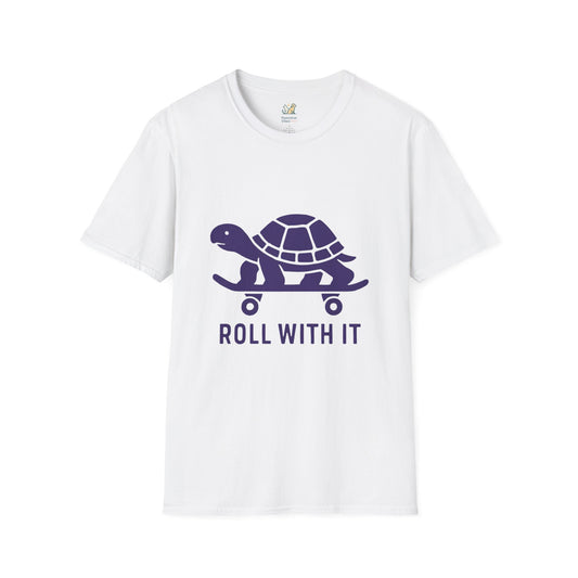 Roll With ItTurtle on Skateboard T-Shirt