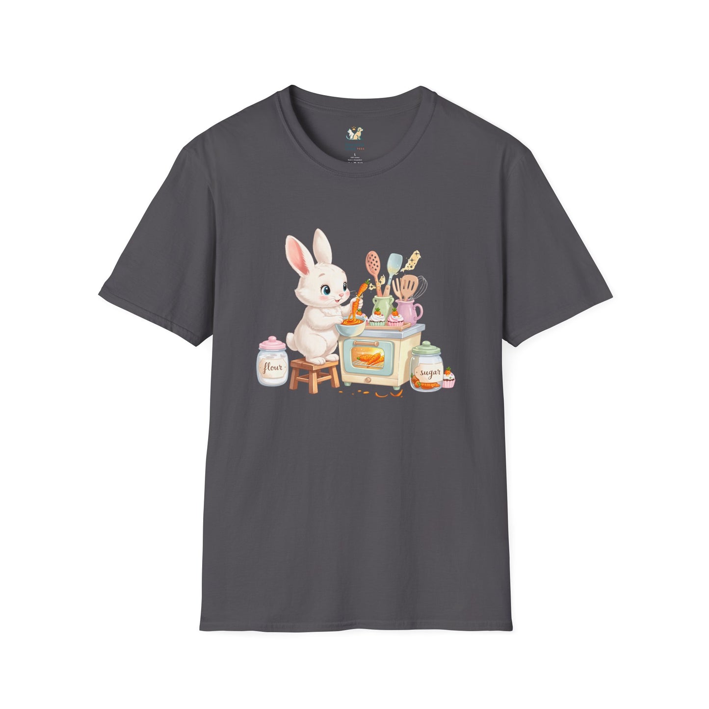 Rabbit Baking Cupcakes T-Shirt