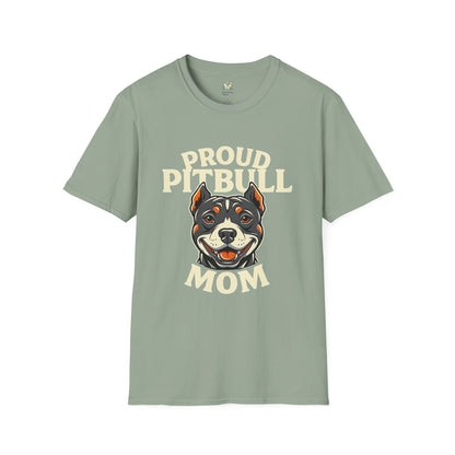 Proud Pitbull Mom T-Shirt