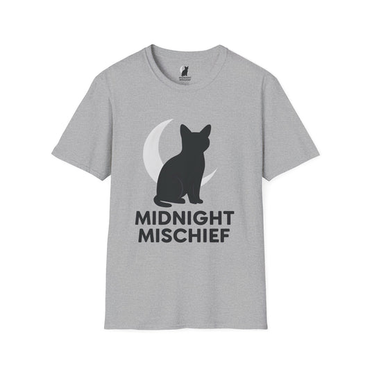 Midnight Mischief Moonlit Cat T-Shirt