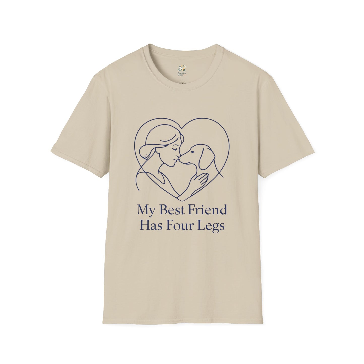 Dog and Woman Heart T-Shirt