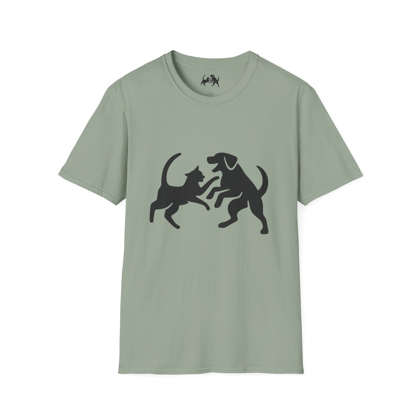 Cat and dog fight T-Shirt