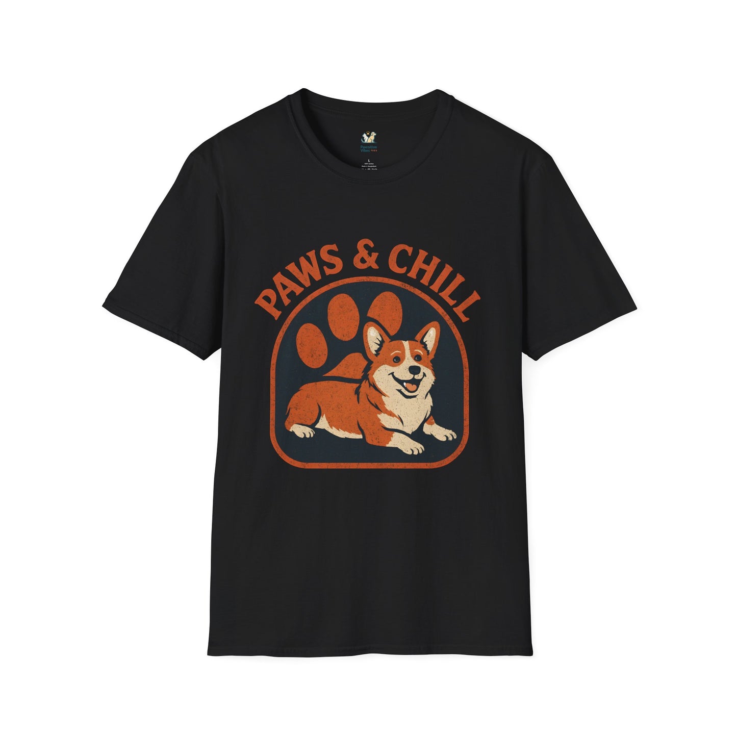 Corgi Paw Print T-Shirt