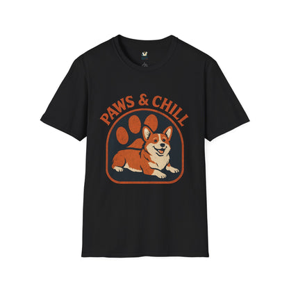 Corgi Paw Print T-Shirt