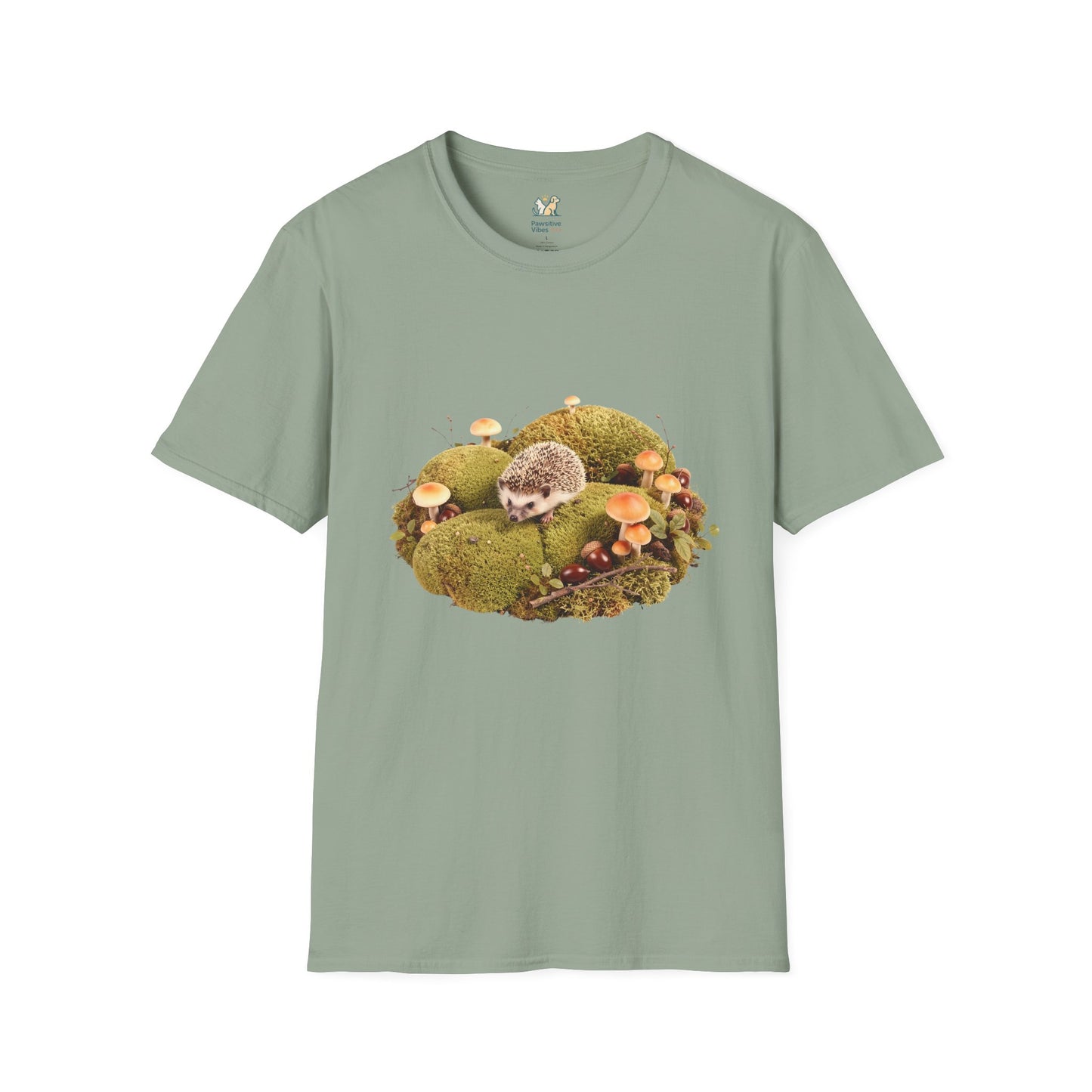 Hedgehog In A Mini Moss Garden T-Shirt