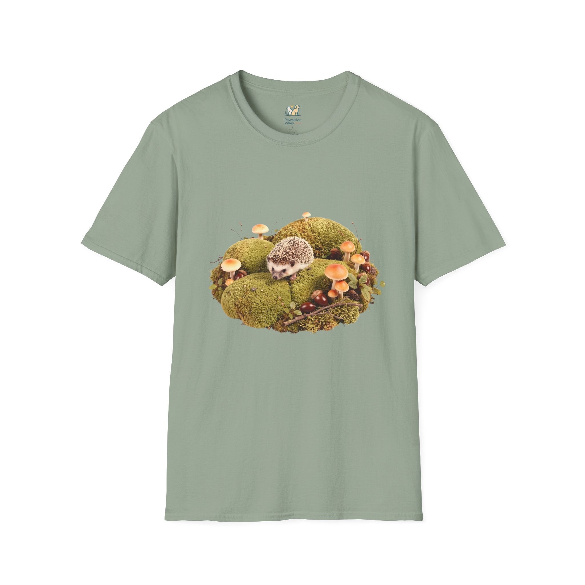 Hedgehog In A Mini Moss Garden T-Shirt