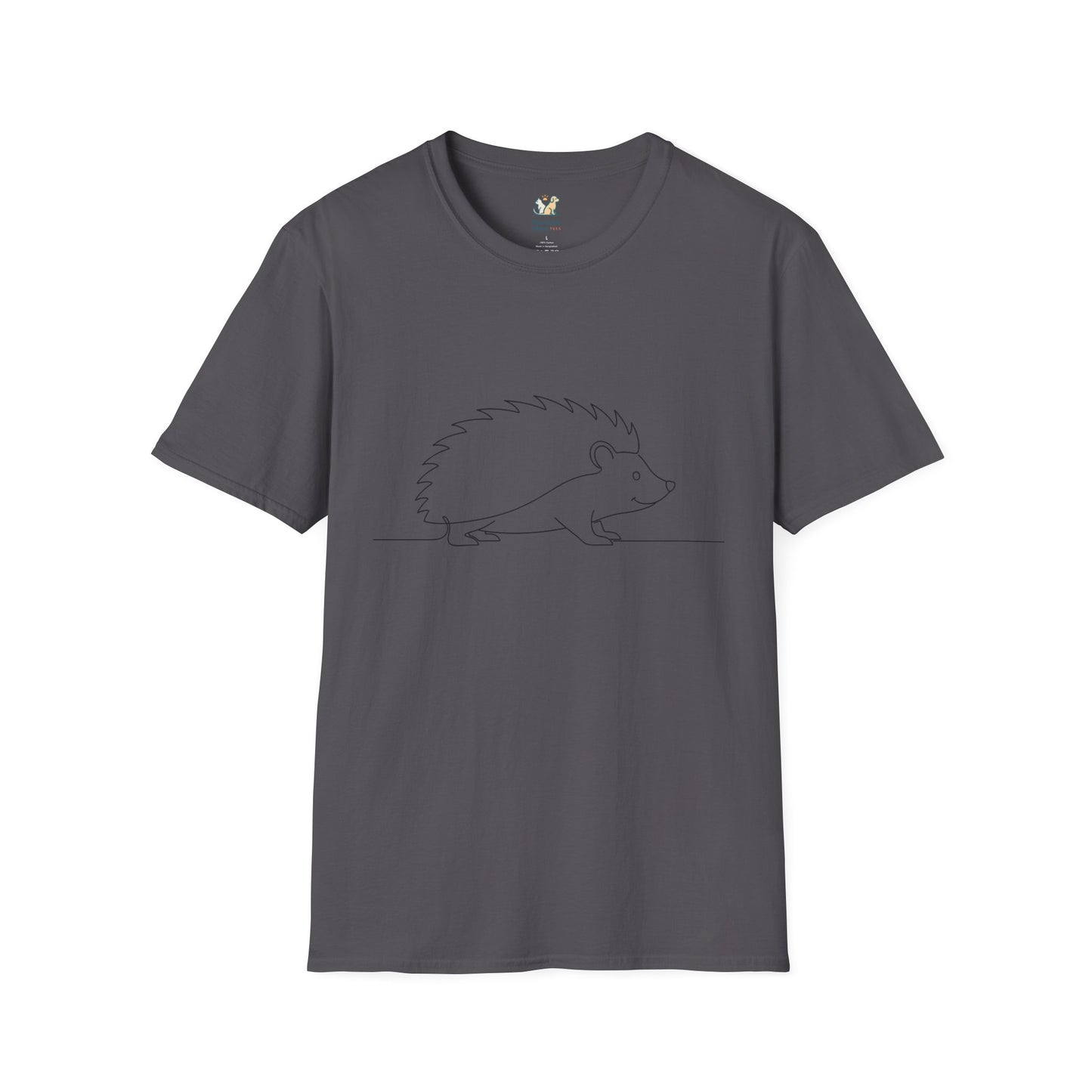 Hedgehog Line Art T-Shirt