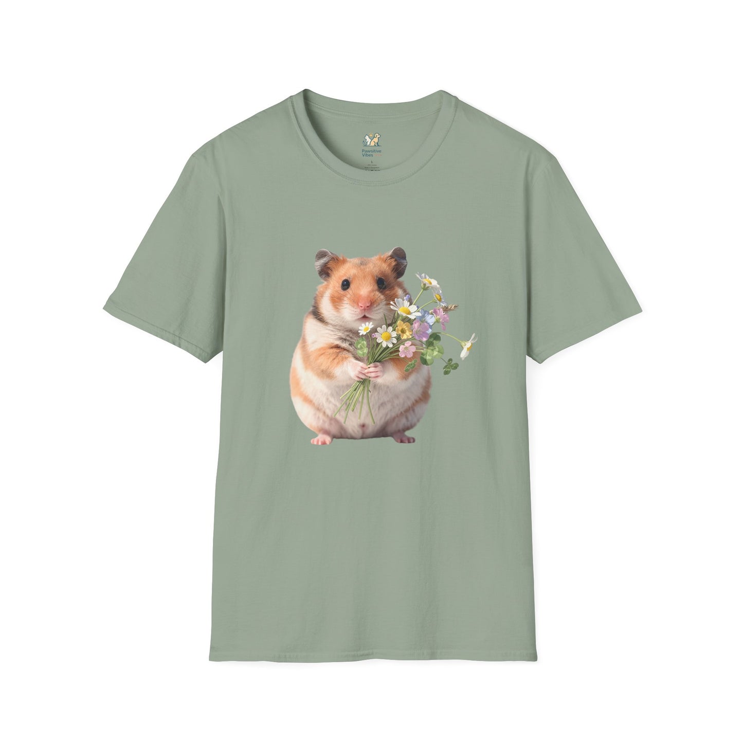 Hamster With  Wildflowers T-Shirt