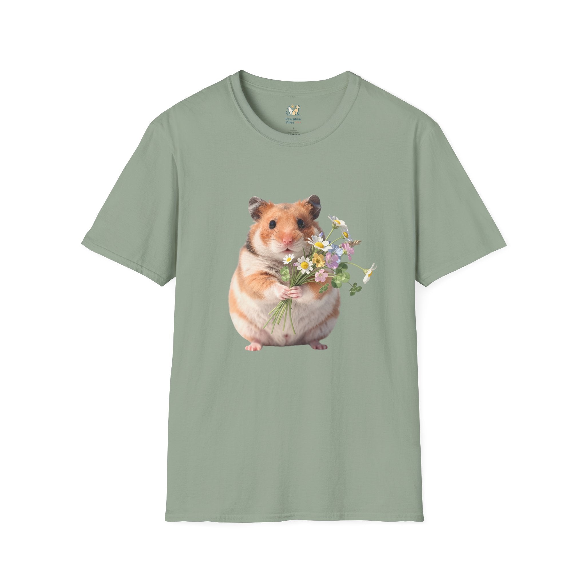 Hamster With  Wildflowers T-Shirt