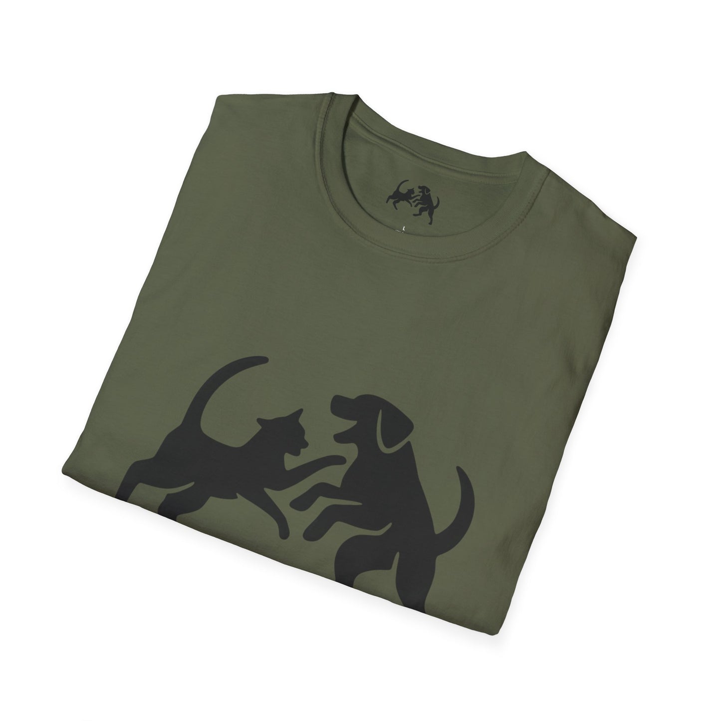 Cat and dog fight T-Shirt