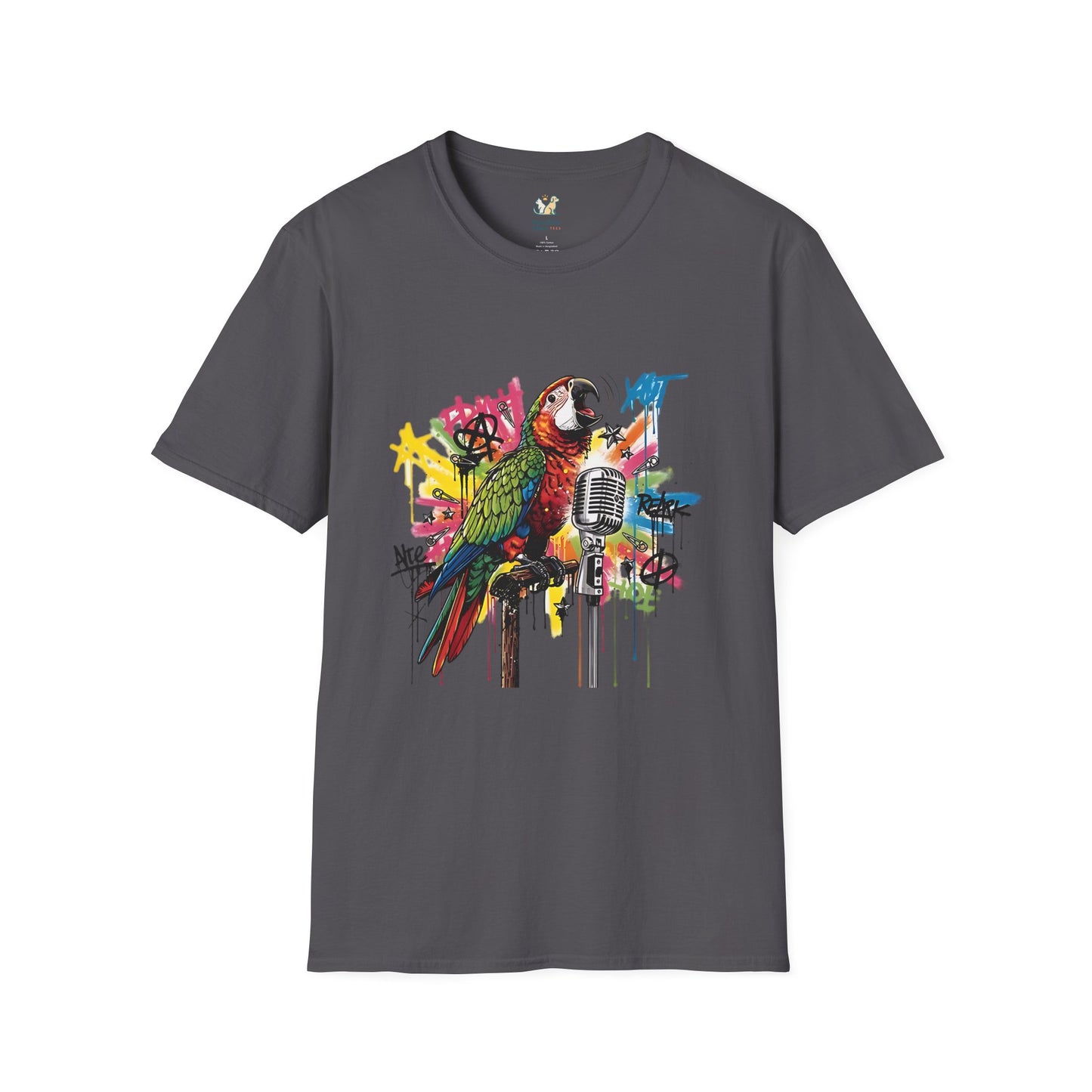 Punk Parrot Singing T-Shirt