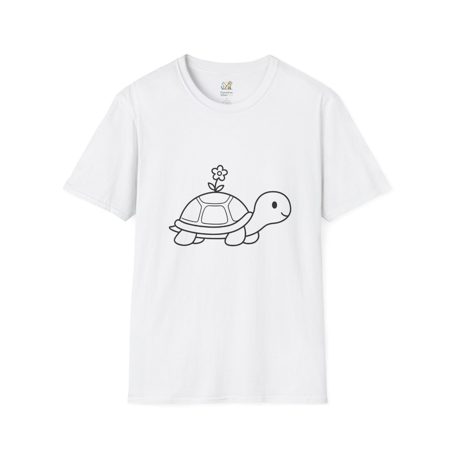 Turtle Line Art T-Shirt