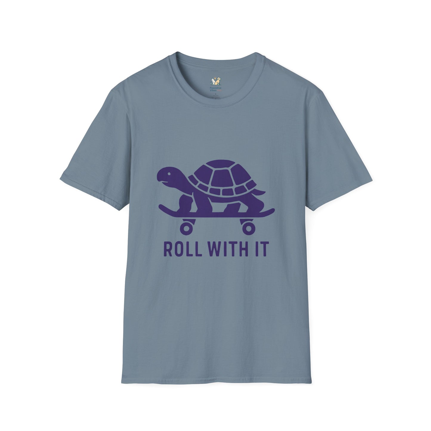 Roll With ItTurtle on Skateboard T-Shirt