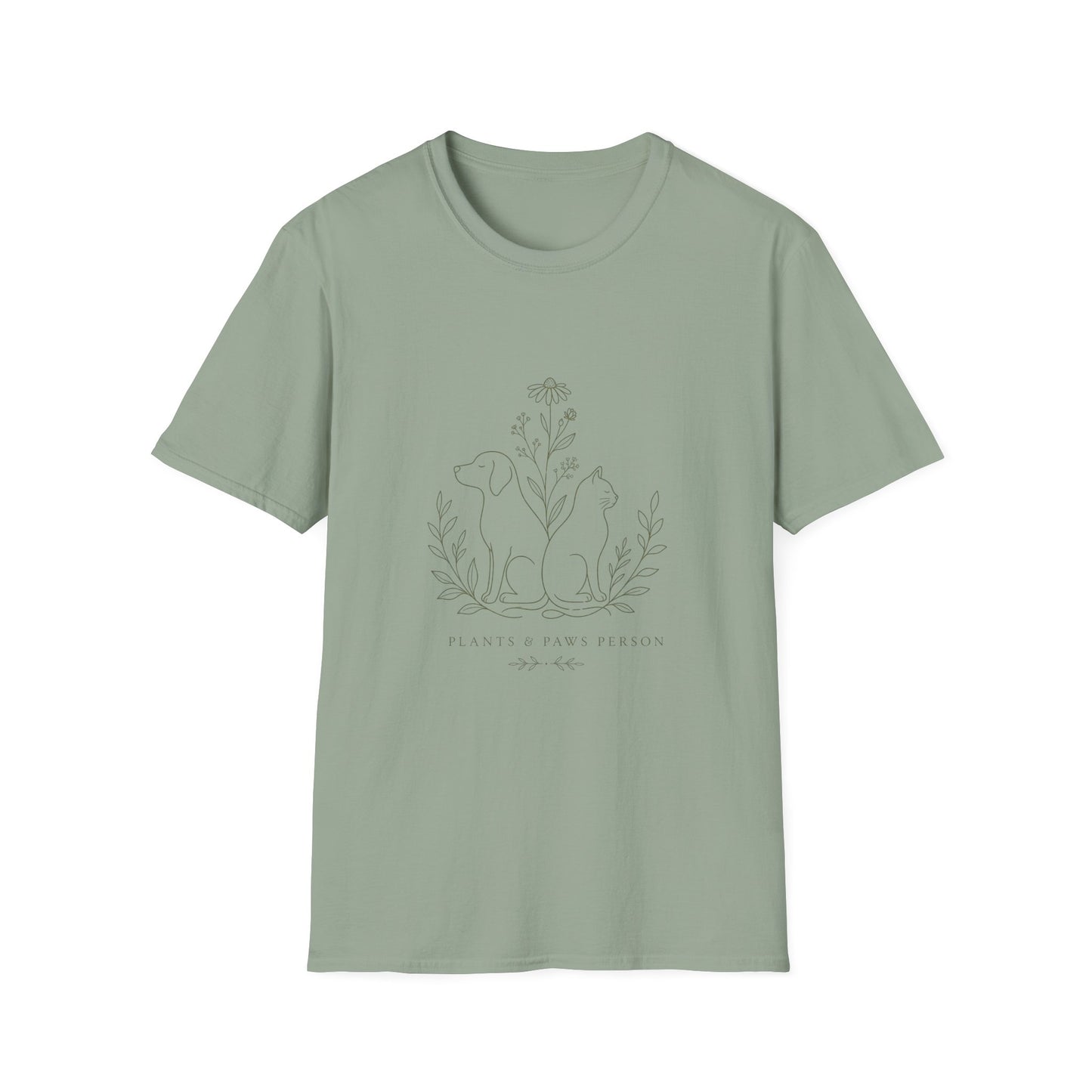 Plants & Paws Person T-Shirt