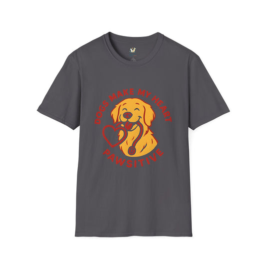Dogs Make Heart Pawsitive T-Shirt