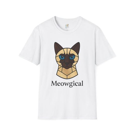 Meowgical Stained Glass Cat T-Shirt