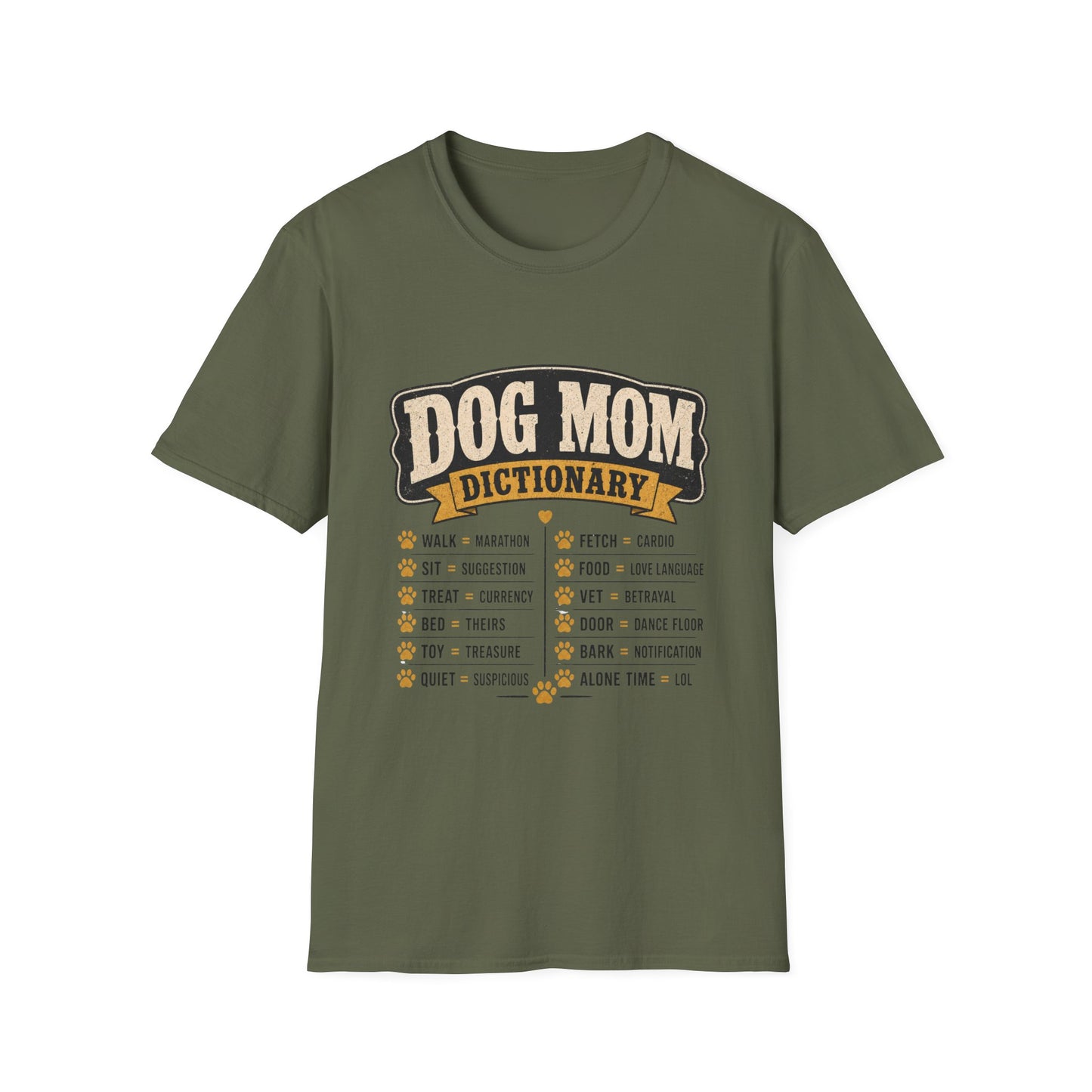 Dog Mom Dictionary T-Shirt