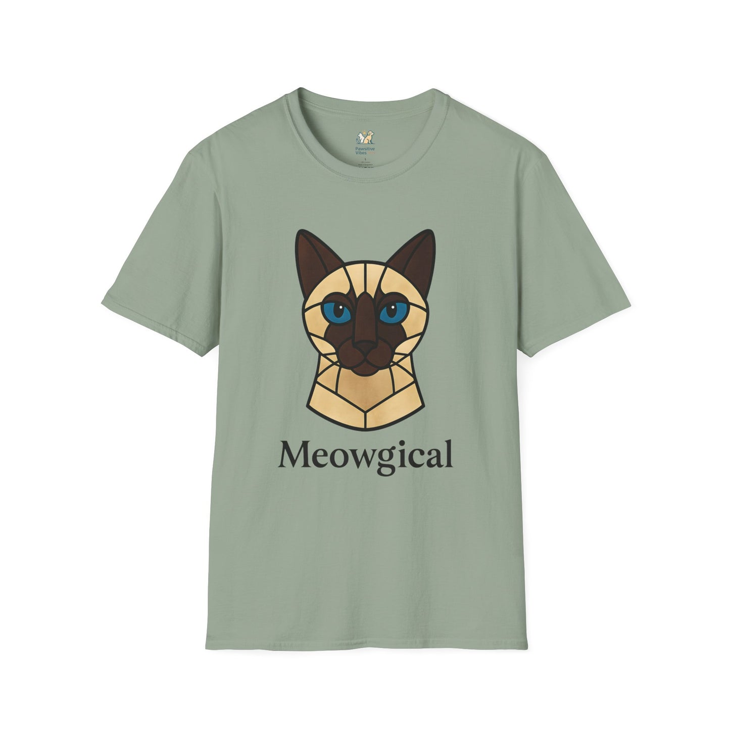 Meowgical Stained Glass Cat T-Shirt
