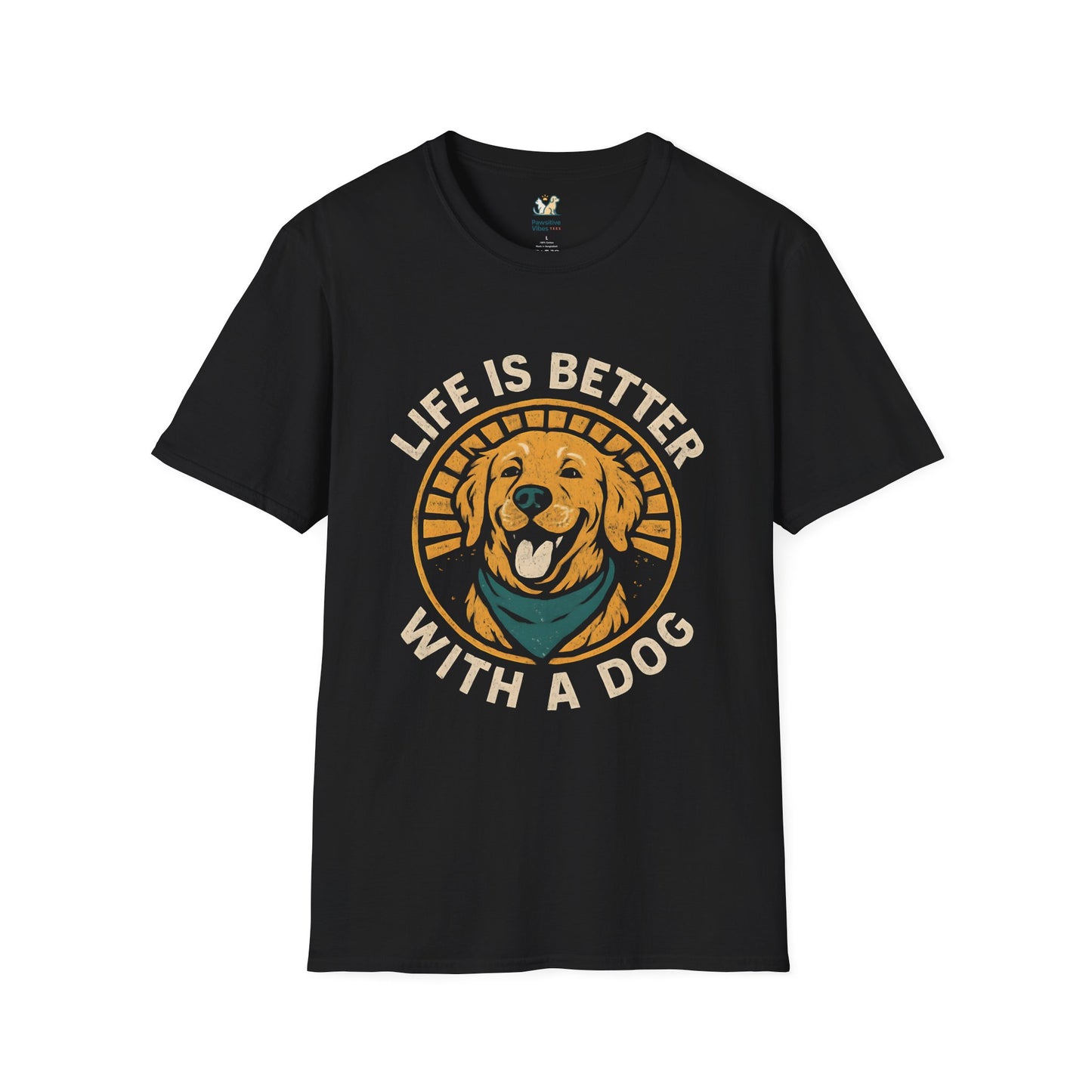 Golden Retriever Logo T-Shirt