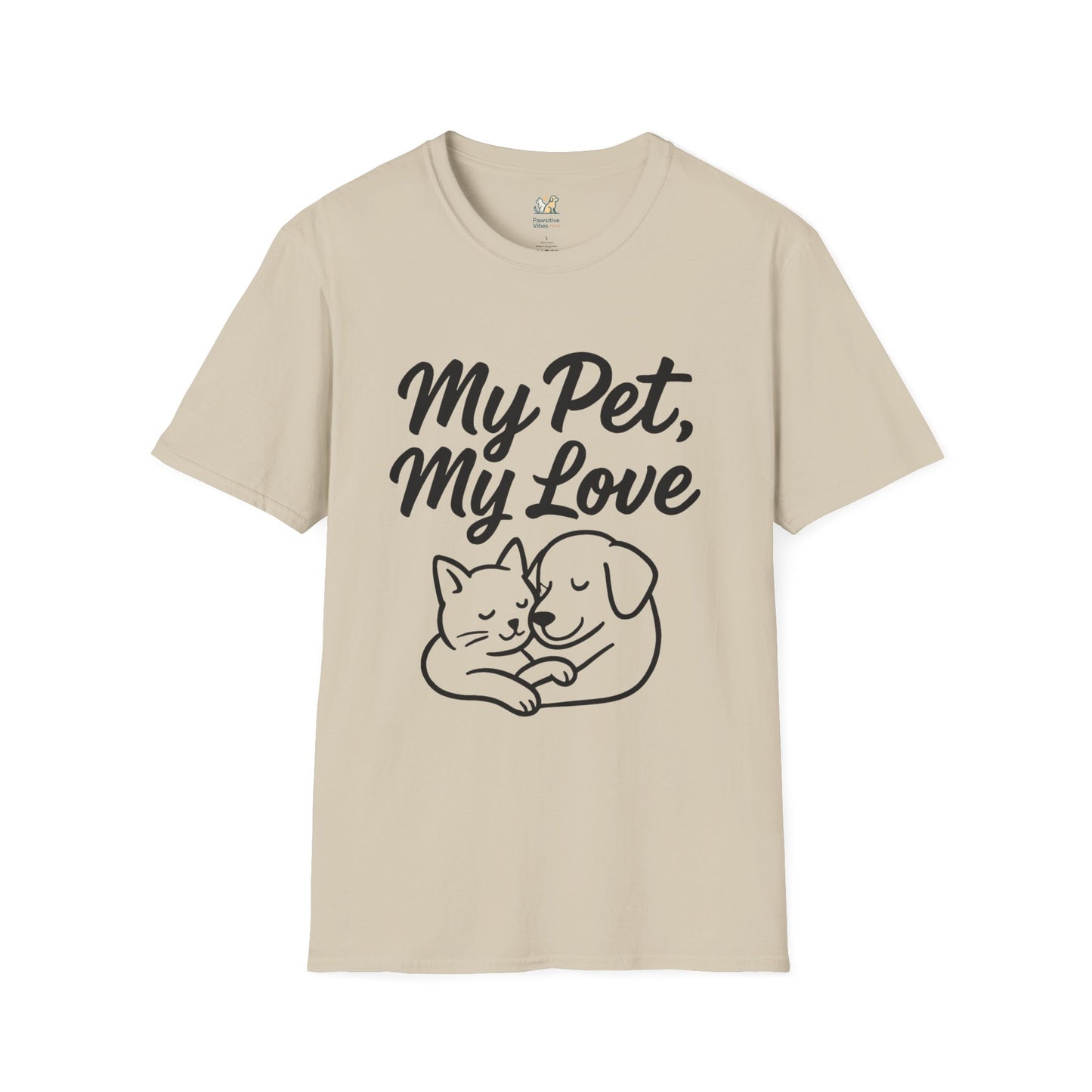My Pet My Love Dark silhouette T-Shirt