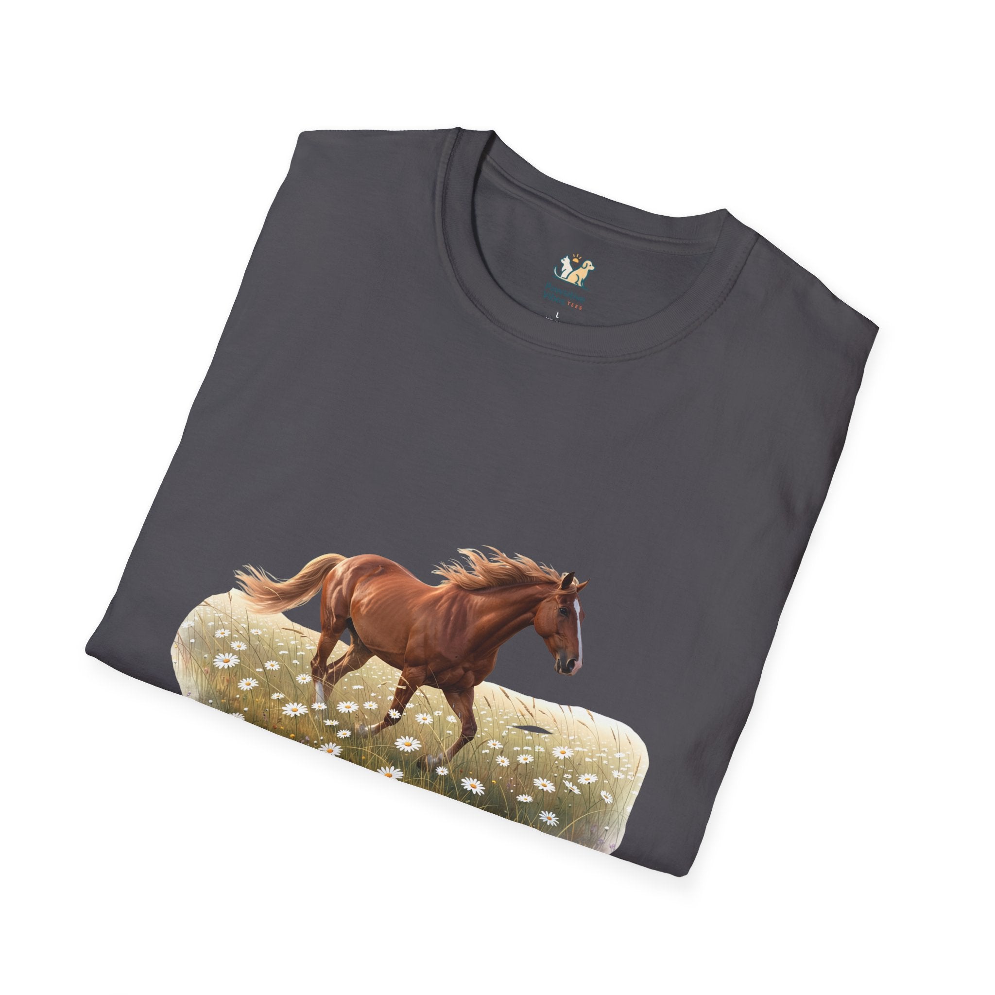 Horse Trotting In A Field T-Shirt