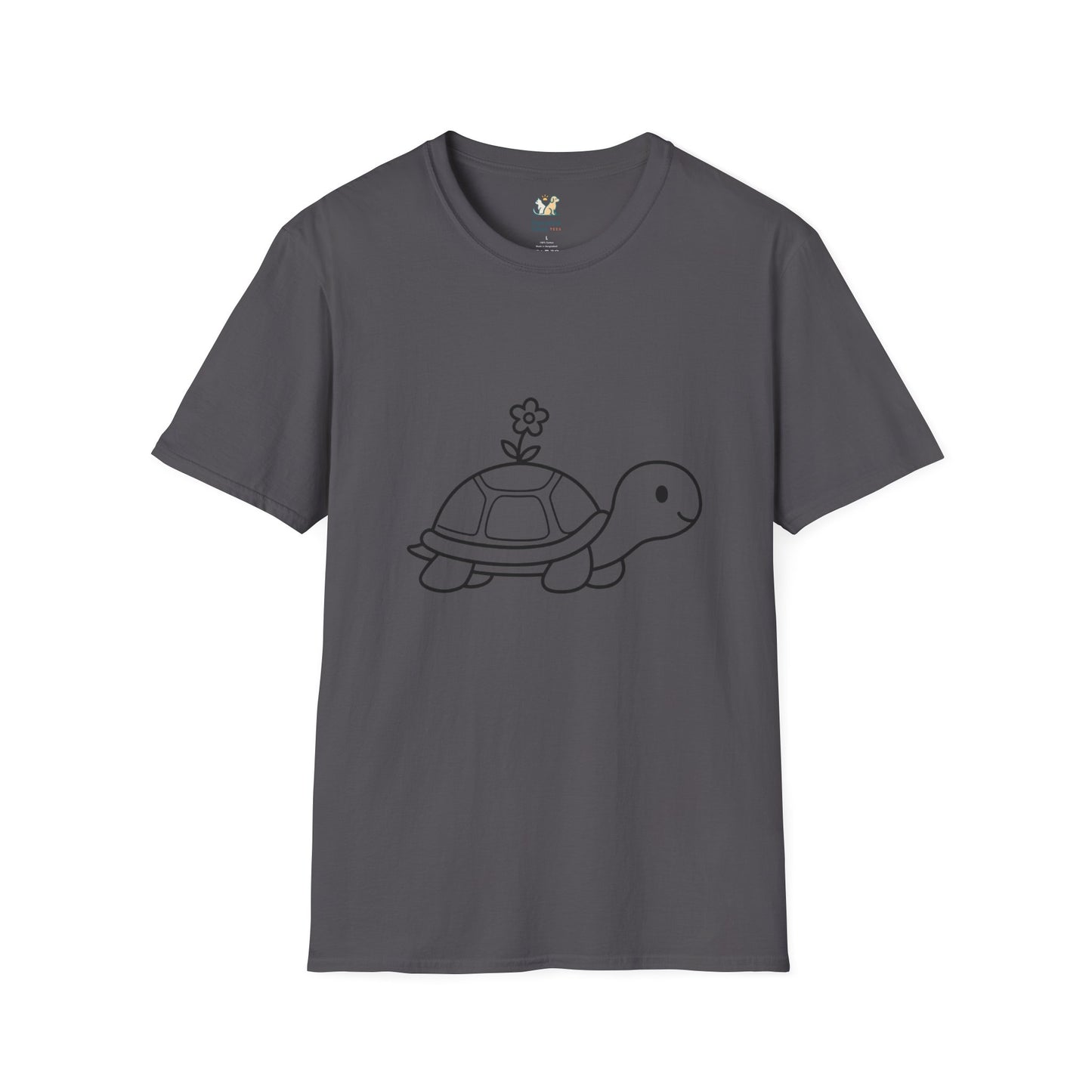 Turtle Line Art T-Shirt