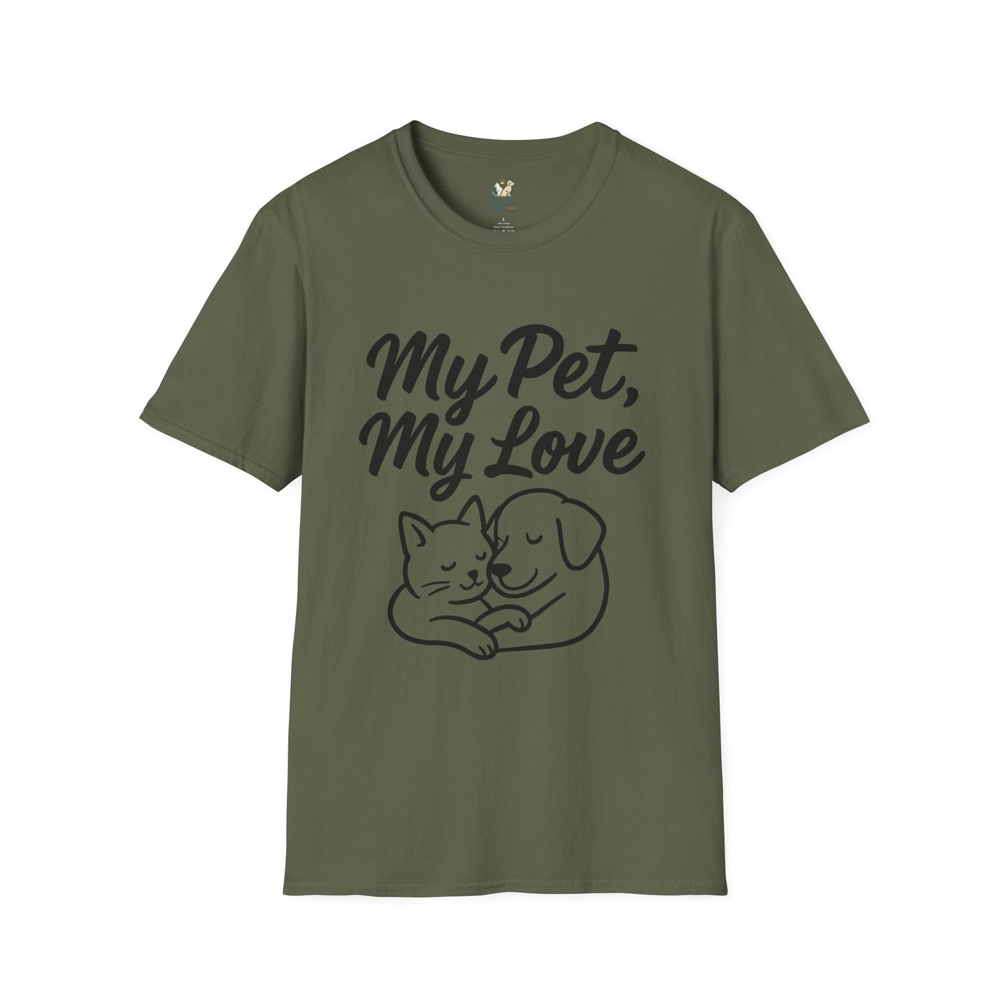 My Pet My Love Dark silhouette T-Shirt
