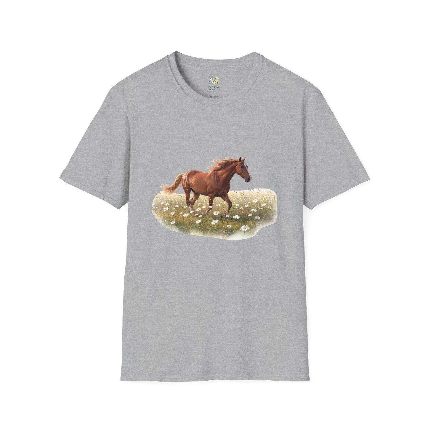 Horse Trotting In A Field T-Shirt