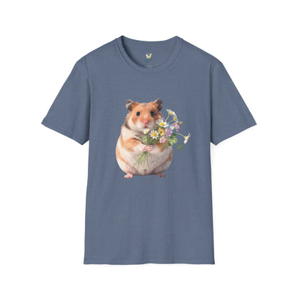 Hamster With  Wildflowers T-Shirt