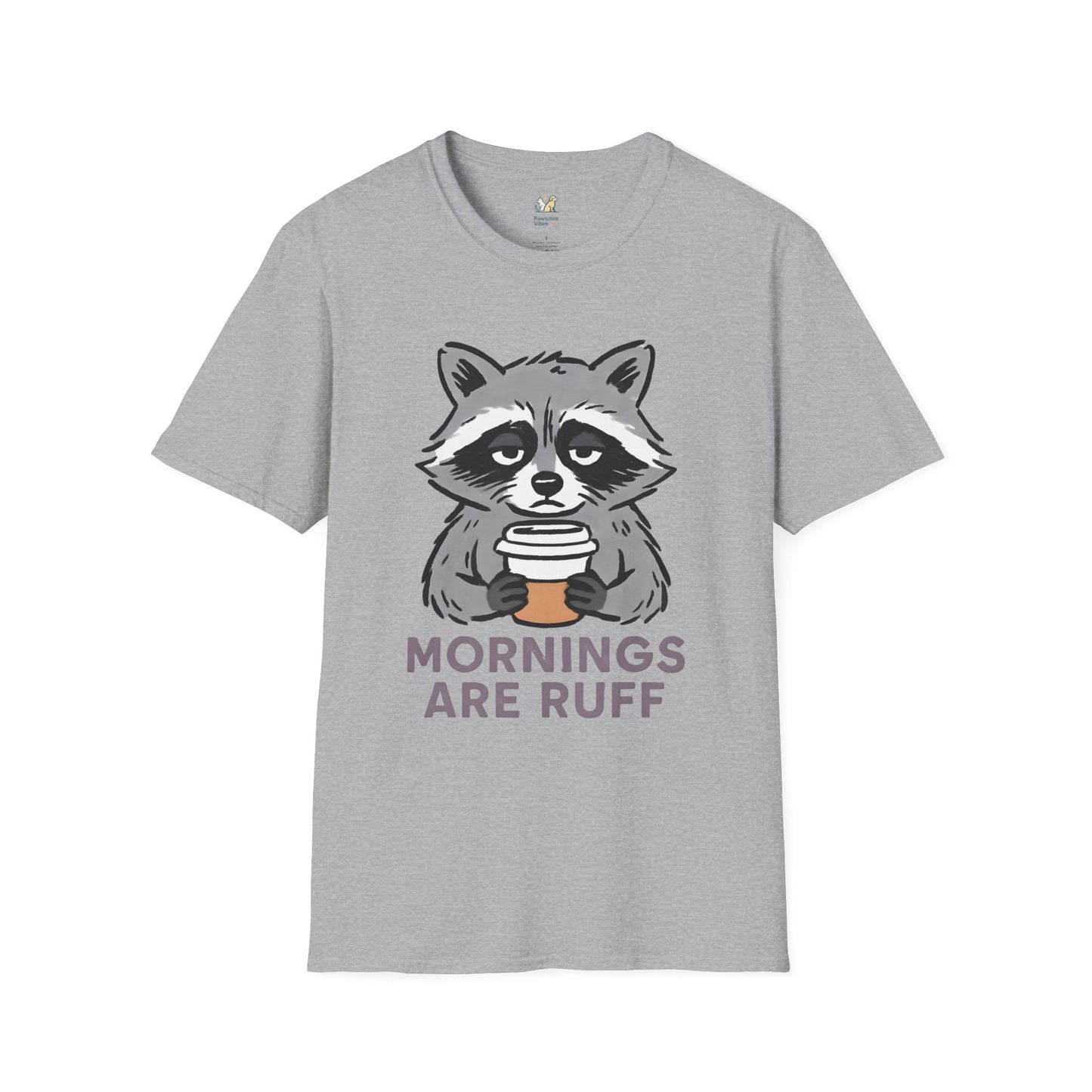 Raccoon Morning Coffee T-Shirt