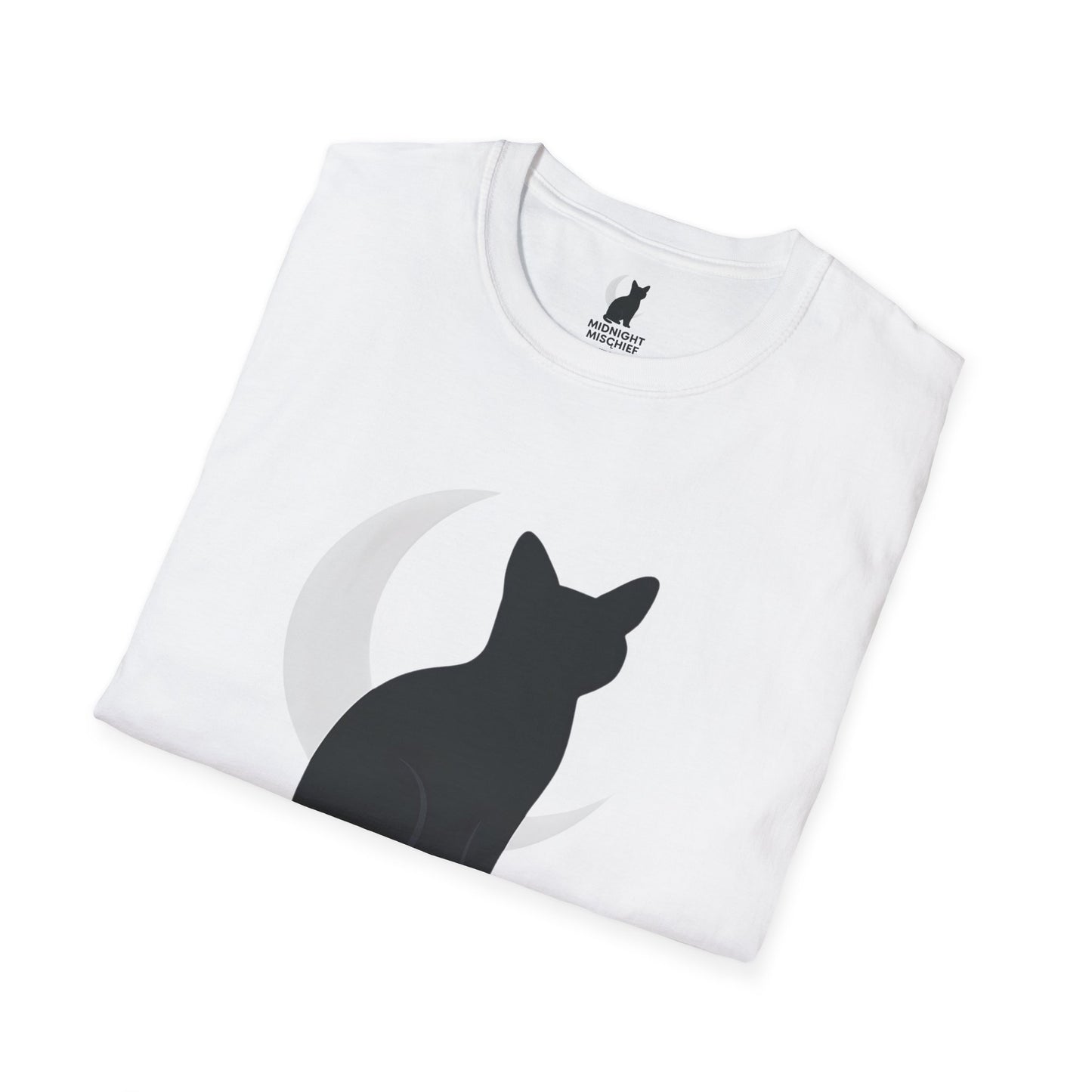 Midnight Mischief Moonlit Cat T-Shirt