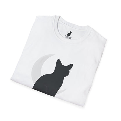 Midnight Mischief Moonlit Cat T-Shirt