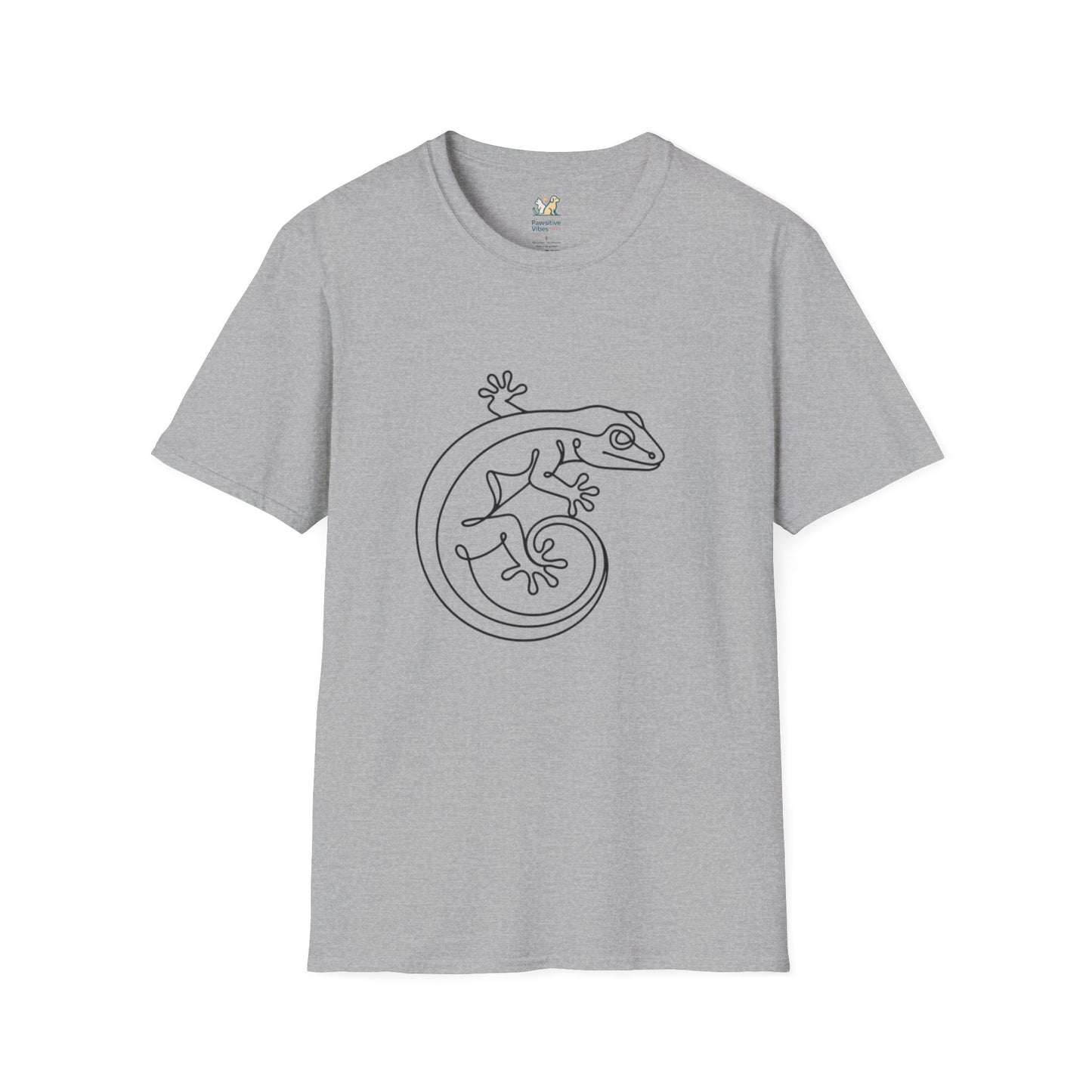 One-line Gecko T-Shirt