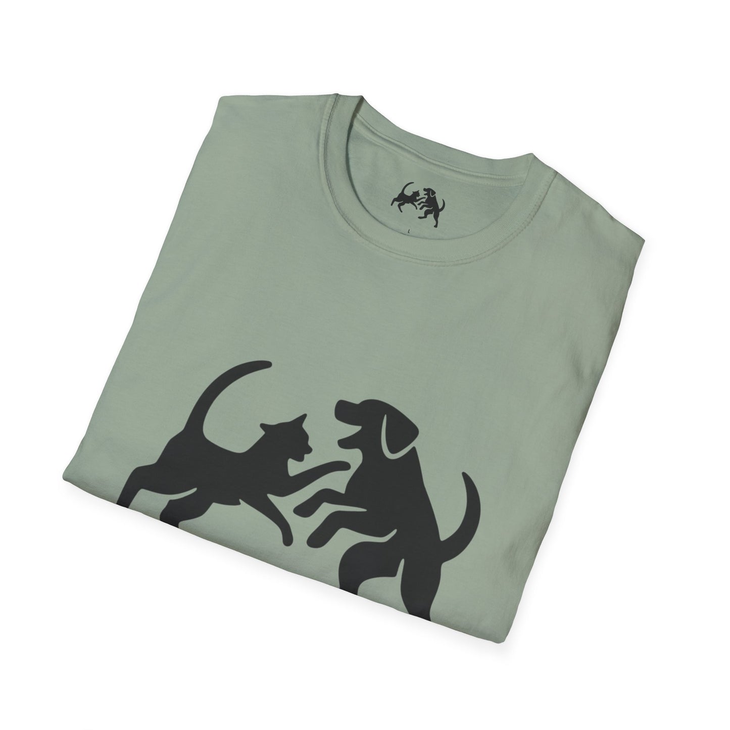 Cat and dog fight T-Shirt