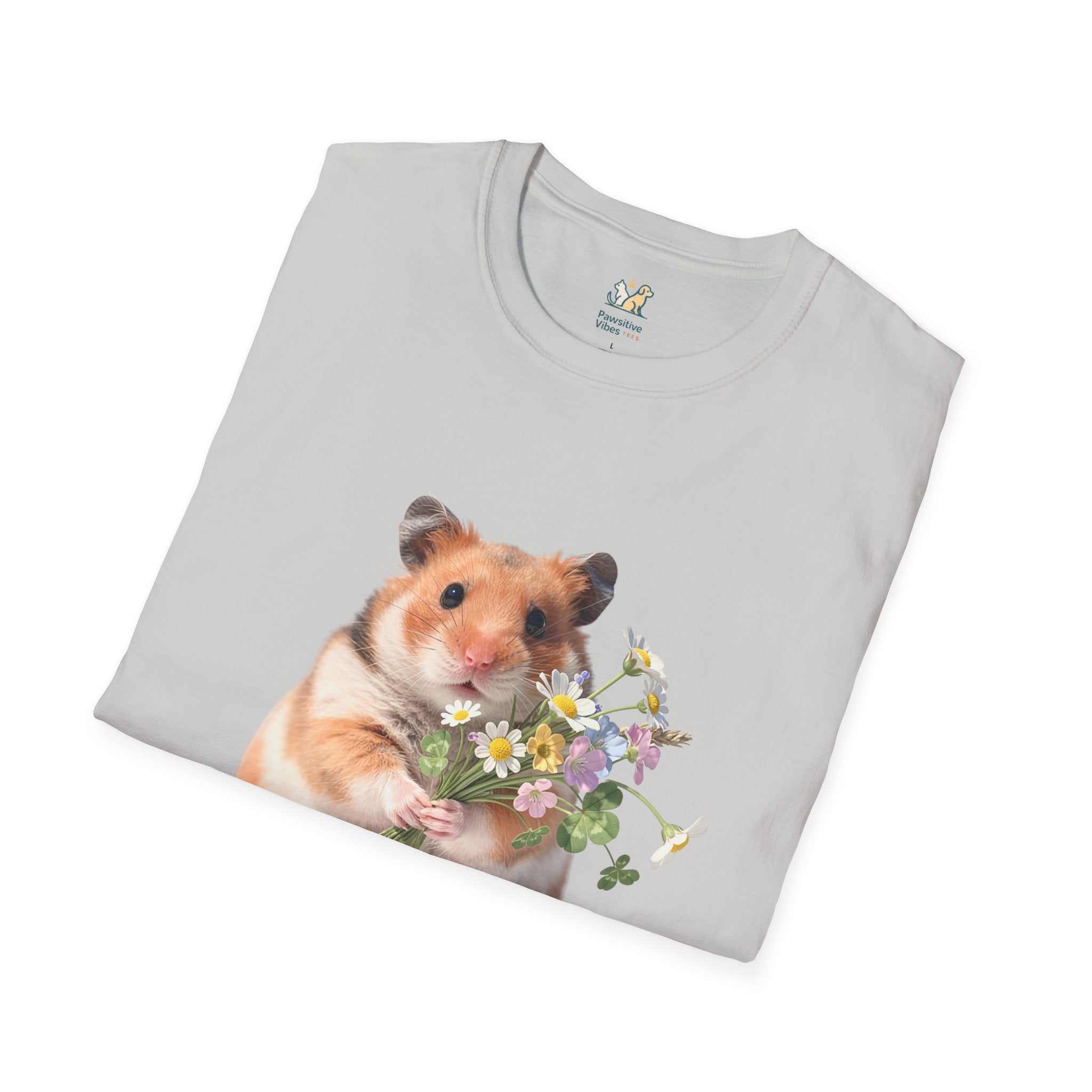 Hamster With  Wildflowers T-Shirt