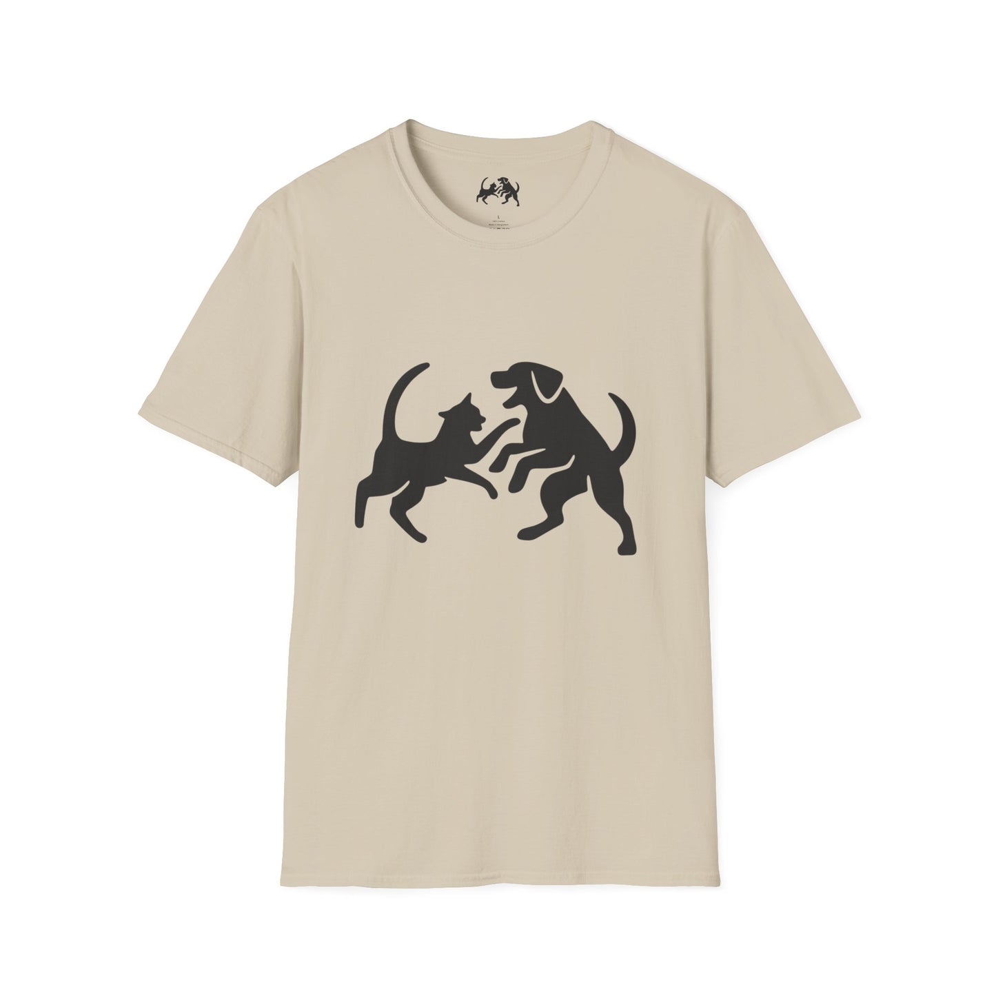 Cat and dog fight T-Shirt