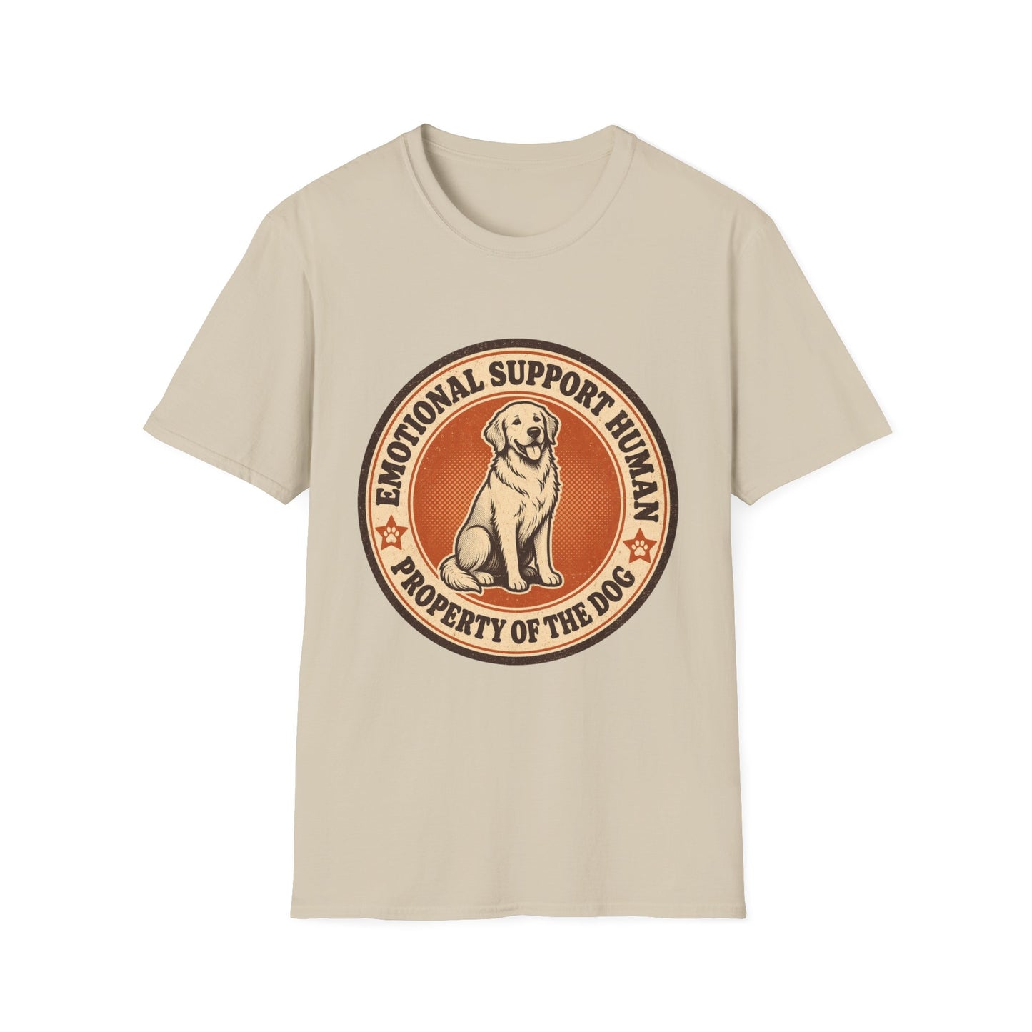 Emotional Support Human Property Of The Dog T-Shirt