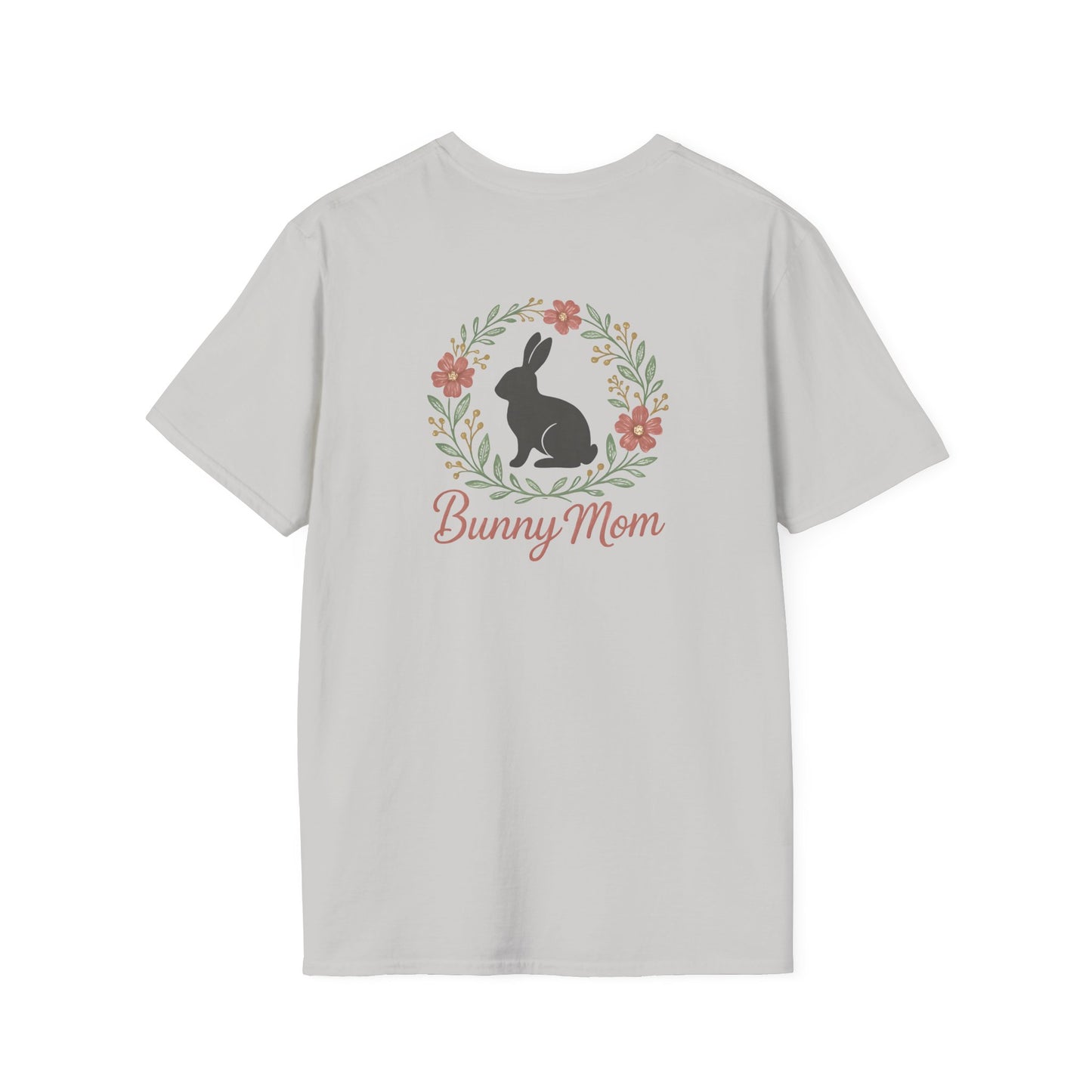 Bunny Mom Floral Wreath T-Shirt